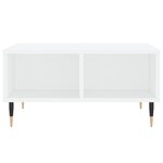 vidaXL Table basse blanc 60x60x30 cm bois d'ingénierie