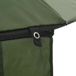 vidaXL Umbrella de pêche Jaune armée 220 x 193 cm Polyester Oxford