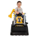 SMOBY Tracteur Builder Max Pelleteuse et Remorque - Jaune