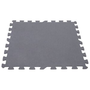 Intex Protecteur de sol rembourré verrouillable 8Pièces 50x50x0 5cm 1 9m²