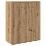 vidaXL Buffet chêne artisanal 60x30x75 cm bois d'ingénierie