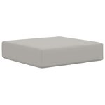vidaXL Coussin de Siège d'Extérieur Gris 40 x 40 x 8 cm
