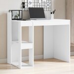 vidaXL Bureau blanc 103 5x56 5x94 cm bois d'ingénierie