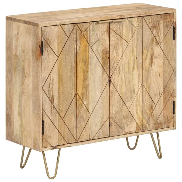 vidaXL Buffet 80x30x75 cm Bois de manguier solide