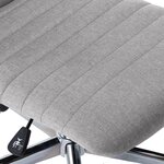 vidaXL Chaises à manger lot de 6 gris clair tissu