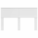 vidaXL Tête de lit Blanc Brillant 140 cm Bois d'ingénierie