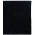 vidaXL Film de fenêtre statique dépoli noir 45x2000 cm PVC
