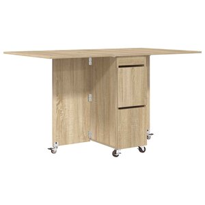 vidaXL Table à dîner 2 Pièces 140 x 80 x 77 cm Bois d'ingénierie
