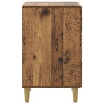 vidaXL Cabinet de chevet avec tiroir Bois ancien 43 x 41 x 66 5 cm