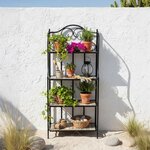 Etagère à plantes en métal mosaïque Etoile Cleo