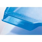 Corbeille À Courrier Combo Midi Translucide Grainé Linicolor - Turquoise - X 6 - Exacompta