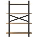 vidaXL Étagère Chêne artisanal 100 x 33 5 x 140 cm Bois d'ingénierie