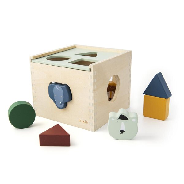 Boîte à formes en bois - Animaux