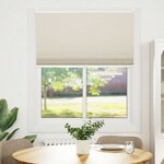 vidaXL Store plissé 110x125 cm Crème