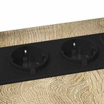 vidaXL Table de chevet Chêne Sonoma 41.5 x 26 x 60.5 cm