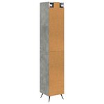 vidaXL Ensemble de Meubles 2 Pièces Gris béton 34 5 x 34 5 x 90 cm