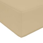 vidaXL Coussin de canapé d'extérieur Beige 80 x 80 x 8 cm Polyester