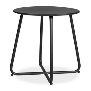 Table ronde métal - couleur noir