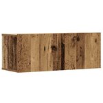 vidaXL Ensemble de meuble TV mural 6 Pièces vieux bois bois d'ingénierie