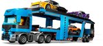 LEGO City - Camion de Transport de Voitures de Sport - 60408 : Aventures de Construction et Jeu Imaginatif