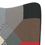vidaXL Chaise à bascule Patchwork Tissu