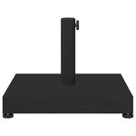 vidaXL Socles de parasol d'extérieur Noir 45 x 45 x 31.5 cm