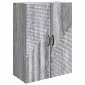 vidaXL Armoire Murale Sonoma gris 66 x 34 5 x 90 cm Bois d'ingénierie