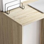 vidaXL Bureau Chêne sonoma 78.5 x 37 x 154.5 cm Bois d'ingénierie
