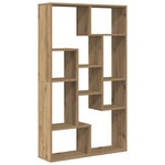 vidaXL Bibliothèque chêne artisanal 72x20x120 5 cm bois d'ingénierie
