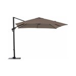 Parasol déporté rectangulaire en aluminium 3x4m roma