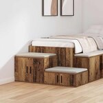 vidaXL Armoire de rangement Bois ancien 118 x 41 x 40 cm