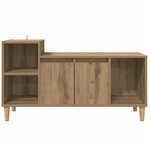 vidaXL Meuble TV Chêne artisanal 100 x 35 x 55 cm Bois d'ingénierie