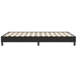 vidaXL Sommier à lattes de lit sans matelas noir 120x210 cm velours
