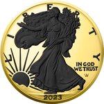 Pièce de monnaie en Argent 1 Dollar g 31.1 (1 oz) Millésime 2023 AMERICAN EAGLE