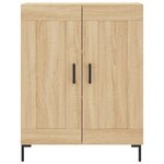 vidaXL Buffet chêne sonoma 69 5x34x90 cm bois d'ingénierie