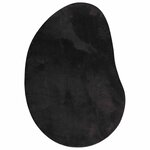 vidaXL Tapis de surface HUARTE Noir 120 x 170 cm Polyester