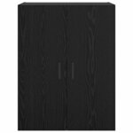 vidaXL Meuble mural Chêne noir 69 5 x 34 x 90 cm Bois d'ingénierie