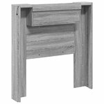 vidaXL Tête de lit Gris Sonoma 100 x 16 5 x 103 5 cm Bois d'ingénierie