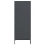 vidaXL Buffet haut anthracite 35x39x103 5 cm acier