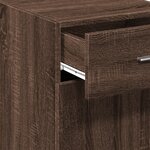 vidaXL Buffet chêne marron 40x42 5x93 cm bois d'ingénierie