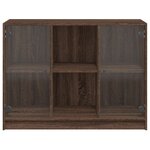 vidaXL Buffet chêne marron 102x37x75 5 cm bois d'ingénierie