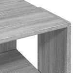 vidaXL Table basse sonoma gris 89 5x48x30 cm bois d'ingénierie