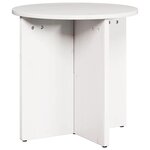 vidaXL Table basse 2 Pièces Blanc