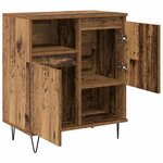 vidaXL Buffets 3 Pièces Bois ancien 180 x 35 x 70 cm Bois d'ingénierie