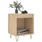 vidaXL Tables de chevet 2 Pièces chêne sonoma 40x35x50 cm bois ingénierie
