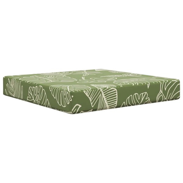 vidaXL Coussin de canapé d'extérieur Polyester Modèle feuille