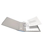 Classeur À Levier Papier Marbré A4 Recycling - Gris-dos Bleu - X 20 - Falken