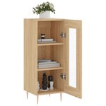 vidaXL Buffet Chêne sonoma 34 5x34x90 cm Bois d'ingénierie