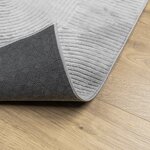 vidaXL Tapis IZA poils courts style scandinave gris 200x280 cm