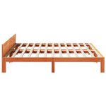 vidaXL Cadre de lit sans matelas cire marron 180x200cm bois pin massif